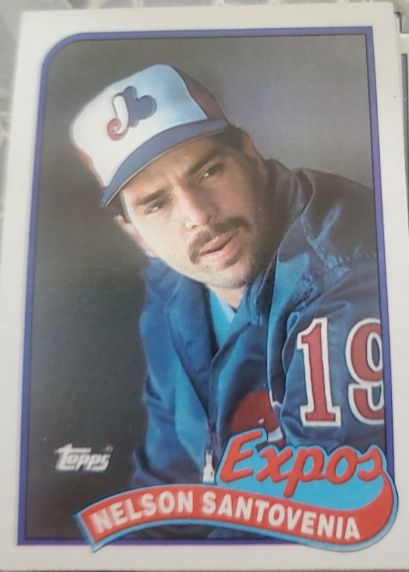 1989 Topps #228 Nelson Santovenia — front