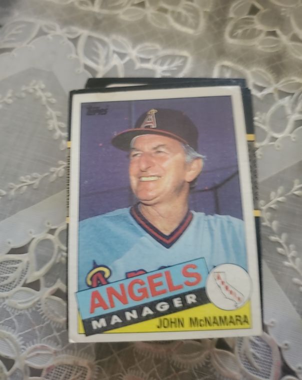 1985 Topps #732 John McNamara — front