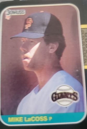 1987 Donruss #636 Mike LaCoss — front