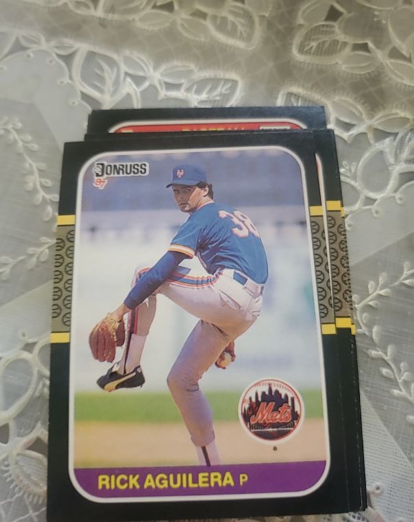 1987 Donruss #620 Rick Aguilera — front