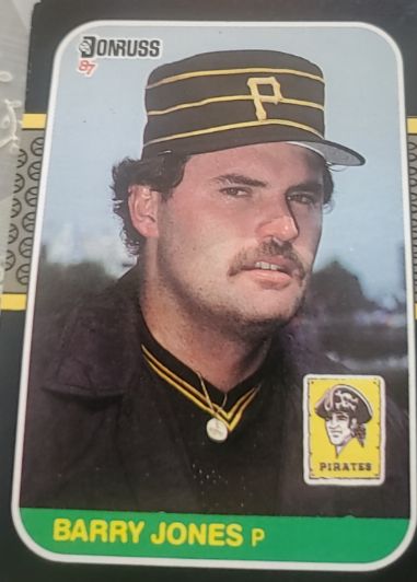 1987 Donruss #602 Barry Jones — front