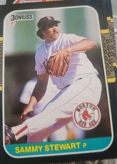 1987 Donruss #658 Sammy Stewart — front