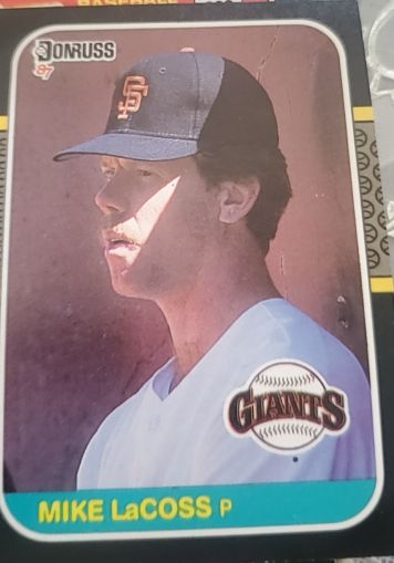 1987 Donruss #636 Mike LaCoss — front