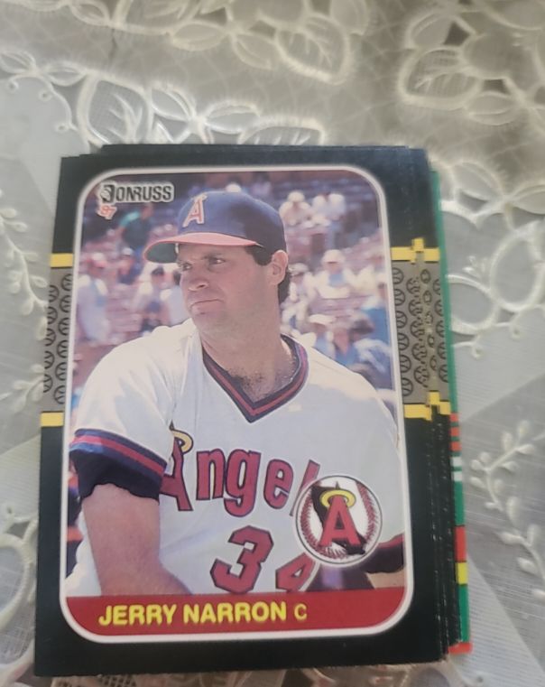 1987 Donruss #603 Jerry Narron California Angels — front