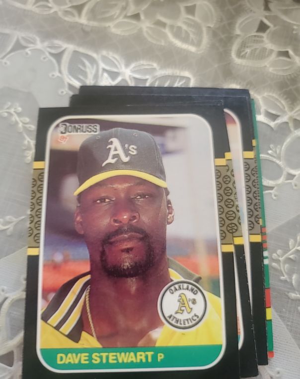 1987 Donruss #648 Dave Stewart — front