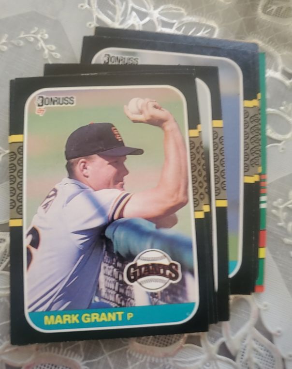 1987 Donruss #644 Mark Grant — front