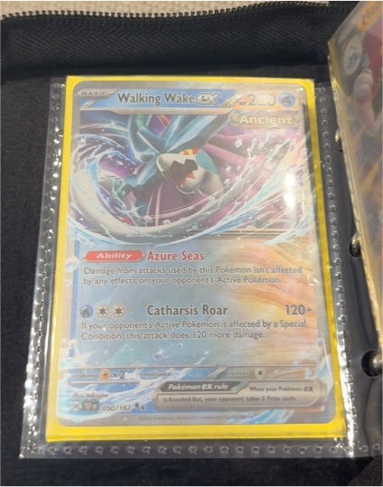 2024 Pokémon Walking Wake ex #050/162 Temporal Forces — front