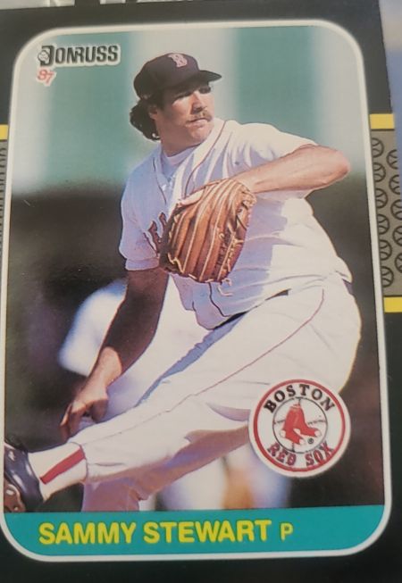 1987 Donruss #658 Sammy Stewart — front