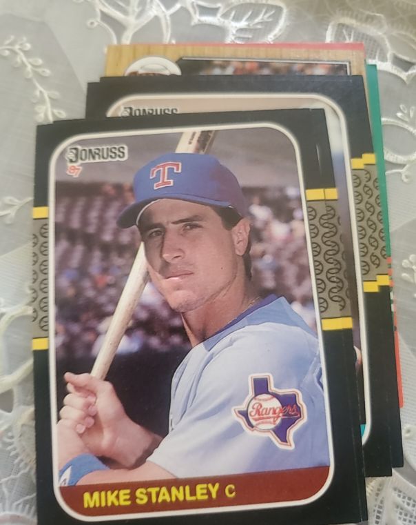 1987 Donruss #592 Mike Stanley — front
