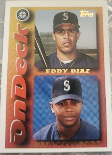 1995 Topps #642 Eddy Diaz & Desi Relaford — front