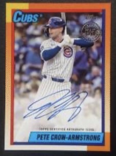 2025 Topps Update #U90-7 Pete Crow-Armstrong 1990 Topps 35th Anniversary — front