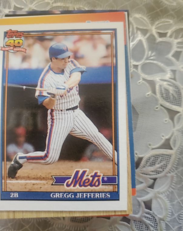 1991 Topps #30 Gregg Jefferies — front