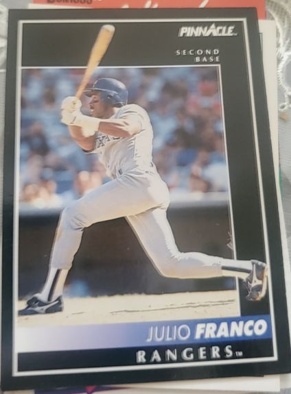 1992 Pinnacle #150 Julio Franco — front