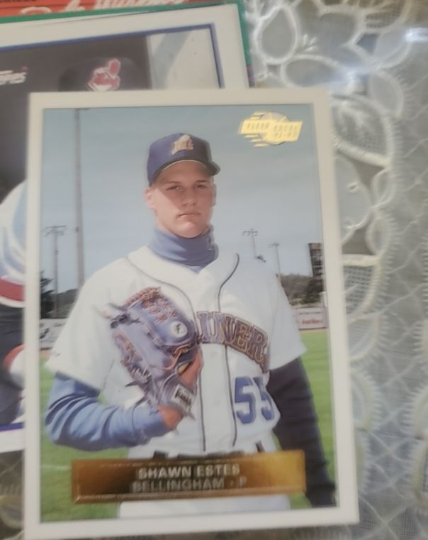 1992 Fleer Excel #224 Shawn Estes — front
