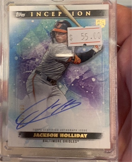 2024 Topps Inception #7 Jackson Holliday — front