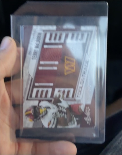 2024 Panini Absolute Jayden Daniels Rookie Materials RC Jersey Rookie #ARM-JDS — front