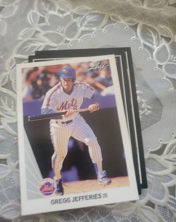 1990 Leaf #171 Gregg Jefferies New York Mets — front