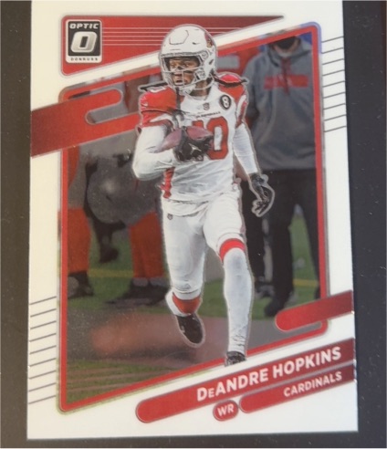 2021 Donruss Optic #177 DeAndre Hopkins Arizona Cardinals — front