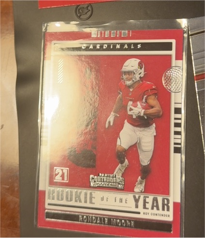 2021 Panini Contenders Rookie of the Year #ROY-RMO Rondale Moore — front