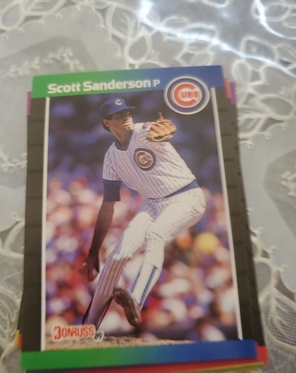 1989 Donruss #629 Scott Sanderson — front