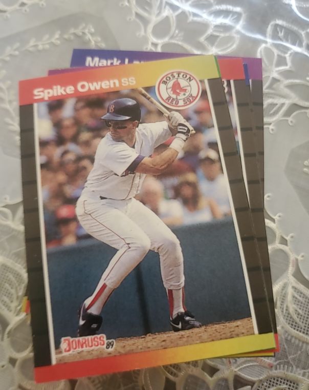 1989 Donruss #593 Spike Owen Boston Red Sox — front