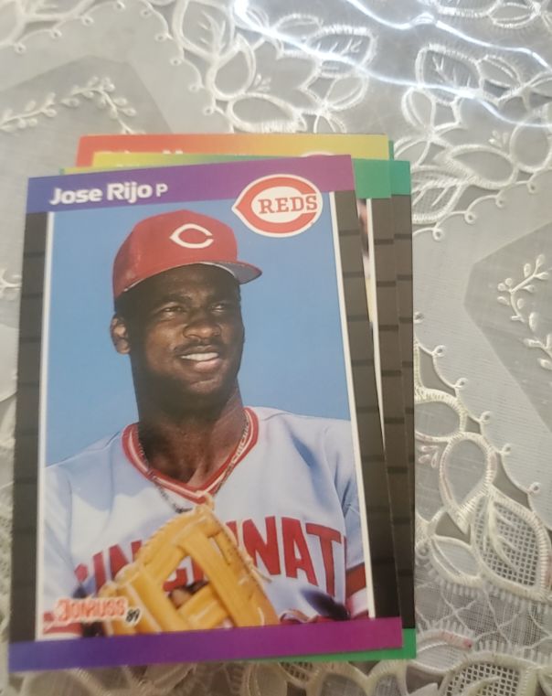 1989 Donruss #375 Jose Rijo Cincinnati Reds — front