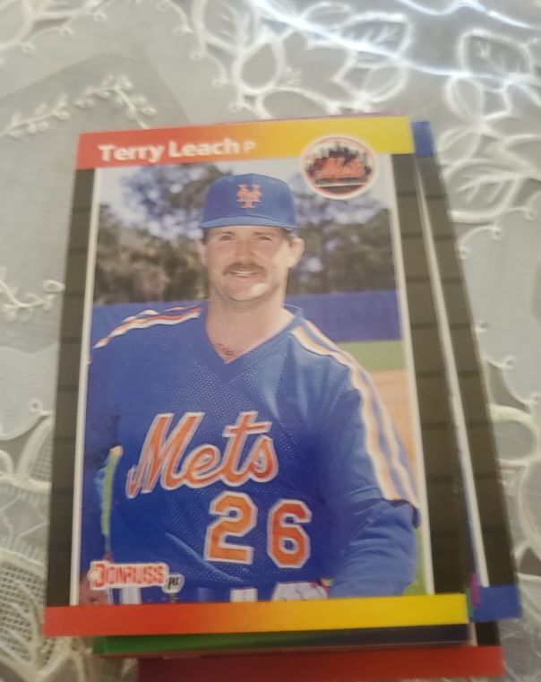 1989 Donruss #502 Terry Leach New York Mets — front