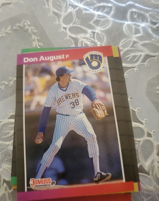 1989 Donruss #410 Don August — front