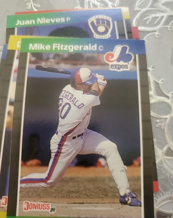 1989 Donruss #456 Mike Fitzgerald — front