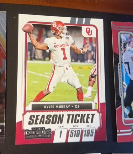 2021 Panini Contenders Draft Picks #15 Kyler Murray — front