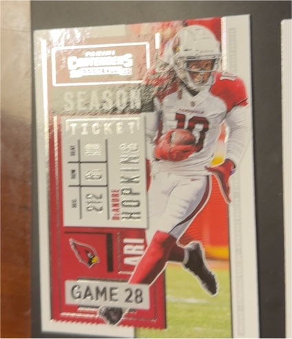 2020 Panini Contenders #100 DeAndre Hopkins — front
