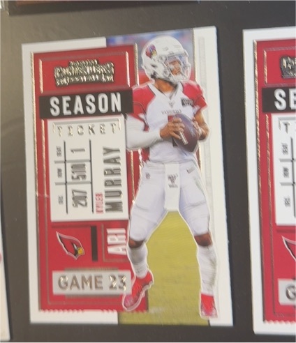 2020 Panini Contenders Season Ticket #ST-1 Kyler Murray — front