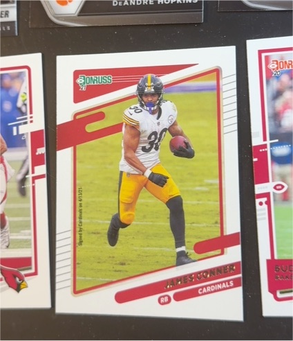 2021 Donruss #216 James Conner — front