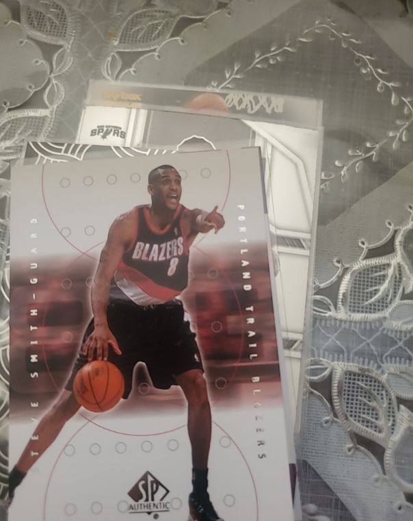 2000-01 SP Authentic #68 Steve Smith Portland Trail Blazers — front