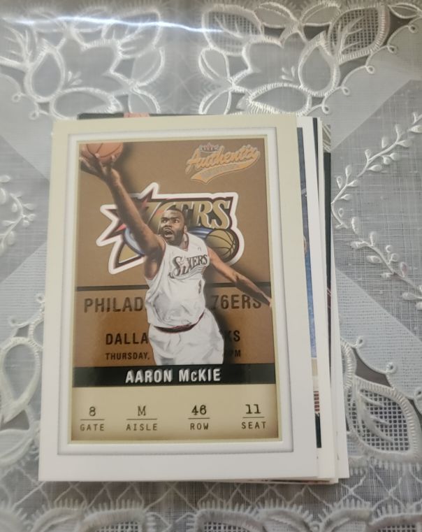 2001-02 Fleer Authentix #46 Aaron McKie — front