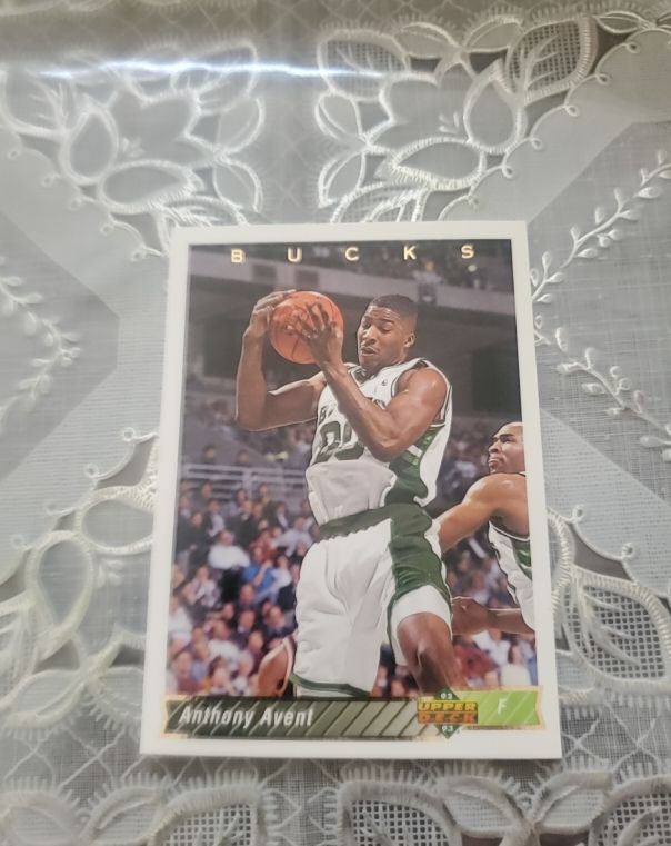 1992-93 Upper Deck #313 Anthony Avent — front