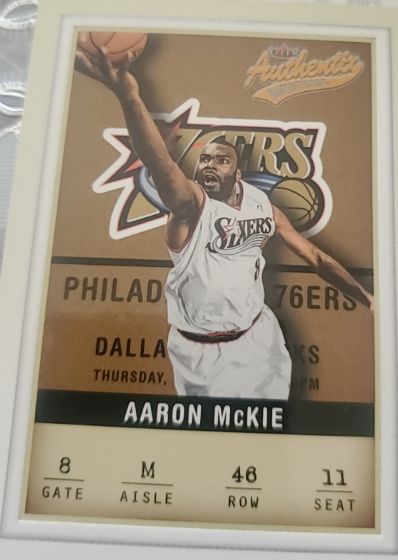 2001-02 Fleer Authentix #46 Aaron McKie — front