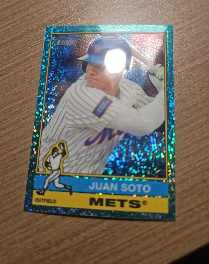 2025 Topps Heritage Chrome #286 Juan Soto — front