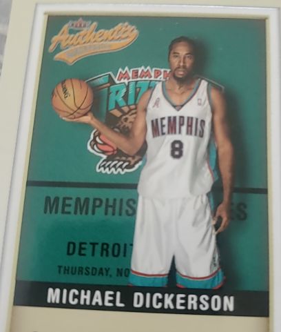 2001-02 Fleer Authentix #38 Michael Dickerson — front