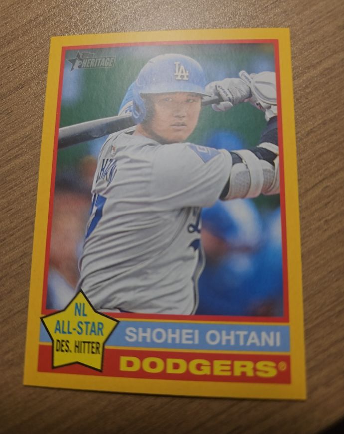 2025 Topps Heritage #148 Shohei Ohtani — front
