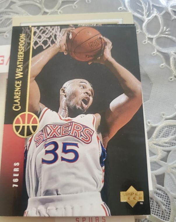 1994-95 Upper Deck #282 Clarence Weatherspoon — front
