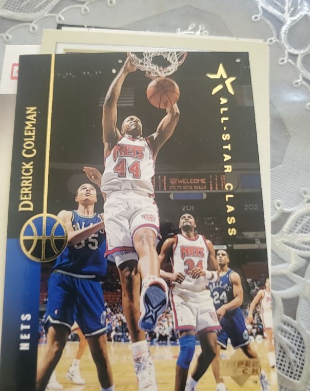 1994-95 Upper Deck #274 Derrick Coleman — front