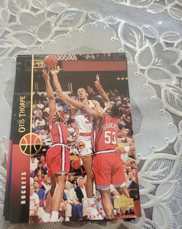 1994-95 Upper Deck #219 Otis Thorpe Houston Rockets — front