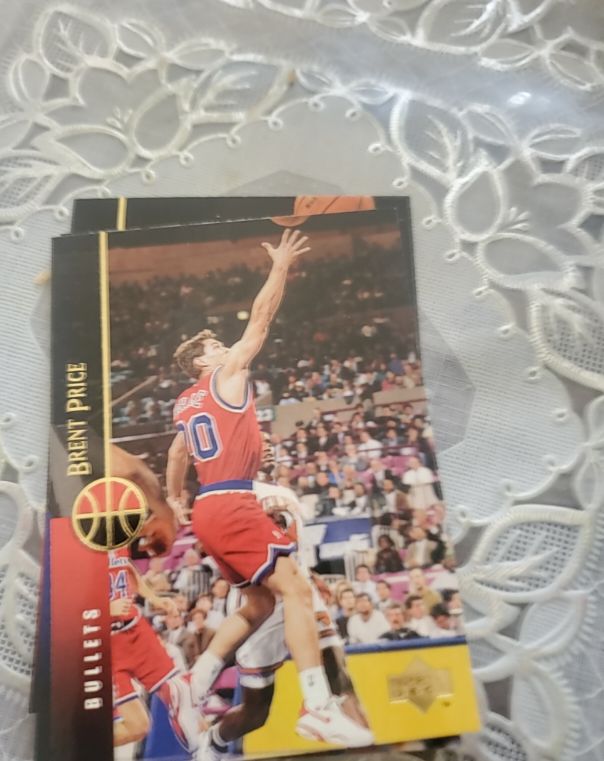 1994-95 Upper Deck #222 Brent Price Washington Bullets — front
