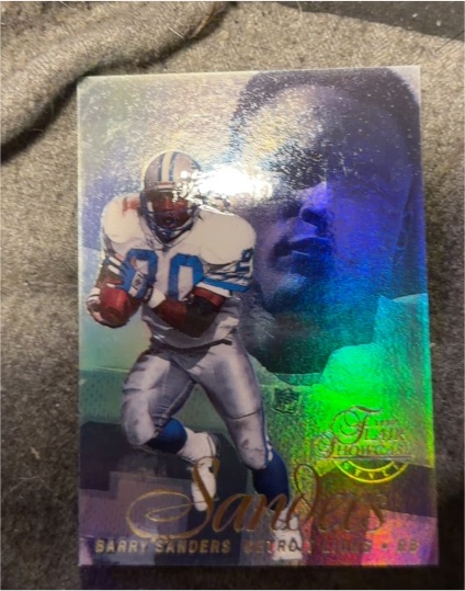 1997 Fleer Flair Showcase #20 Barry Sanders — front