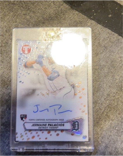 2023 Topps Pristine #PA-JP Jermaine Palacios — front