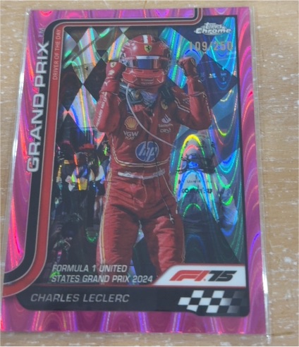 2024 Topps Chrome Formula 1 #140 Charles Leclerc — front