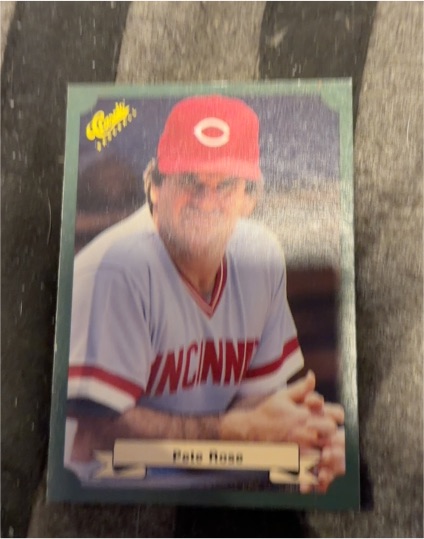 1987 Classic Green #1 Pete Rose — front