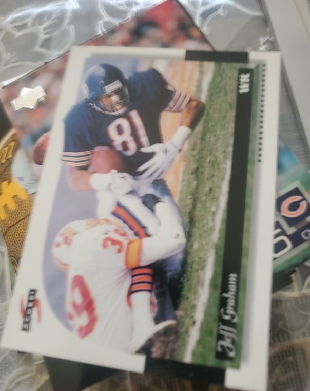 1995 Upper Deck Collectors Choice #71 Jeff Graham WR Chicago Bears — front