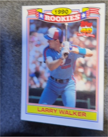 1991 Topps #32 Larry Walker — front